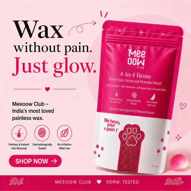 MEOW BODY HAIR REMOVAL WAX POWDER - BUY 1 GET 1 FREE