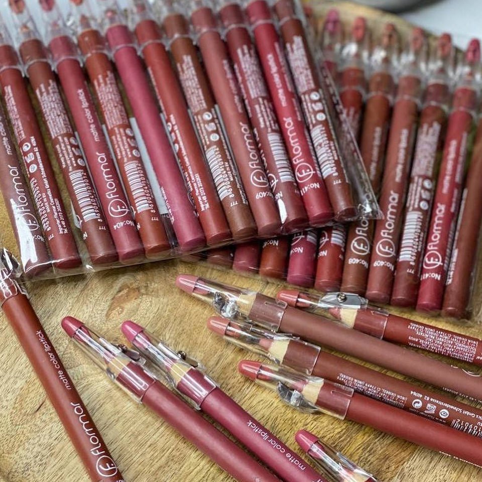Flormar - 12 Color Jumbo Lip Liner Pencils
